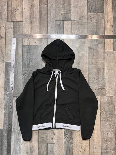 Calvin klein black zip hoodie - klein,