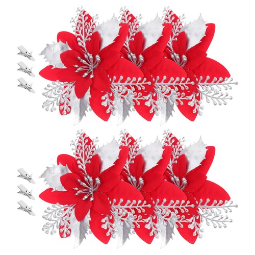 Pcs artificial poinsettia - pcs,