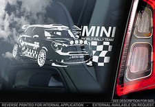 Mini car window sticker - mini,