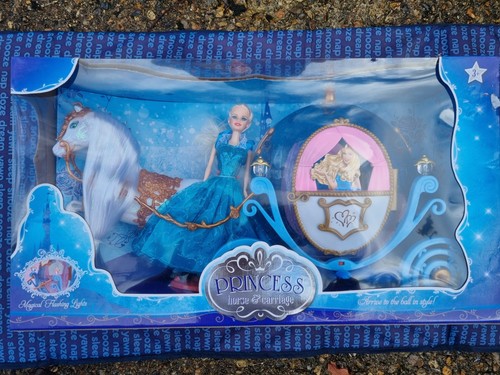 Princess horse carriage doll - carriage,