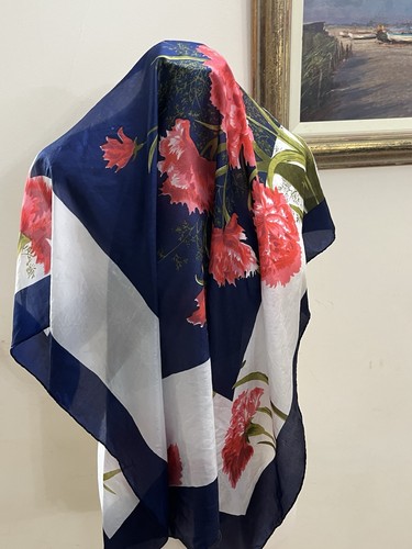 Vintage pure silk - silk, 90cm