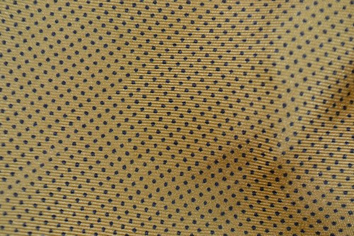 Tie rack yellow silk ascot - silk,