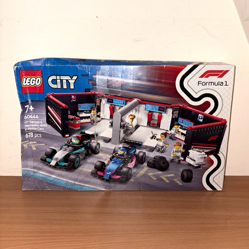 Lego city 60444 garage - city, f1