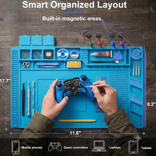 Magnetic mat silicone work - mat,