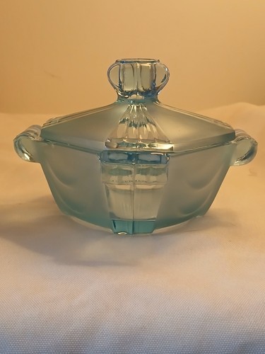 Vintage art deco blue - art,