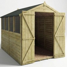 8x6 wood garden - garden, shed