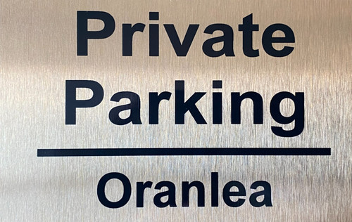 Personalised private parking - private,