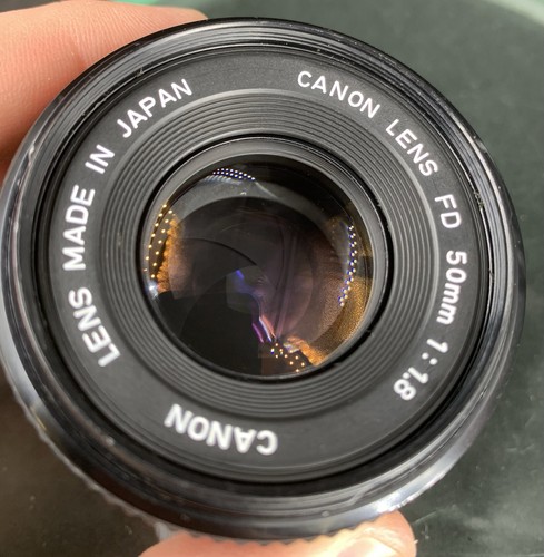 Serviced canon 50mm 1 - fd, 1:1.8