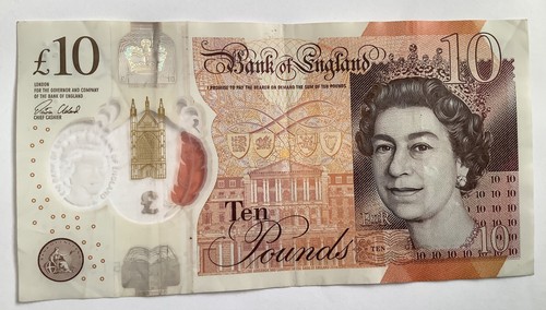 Aa48 polymer ten - £10, pound