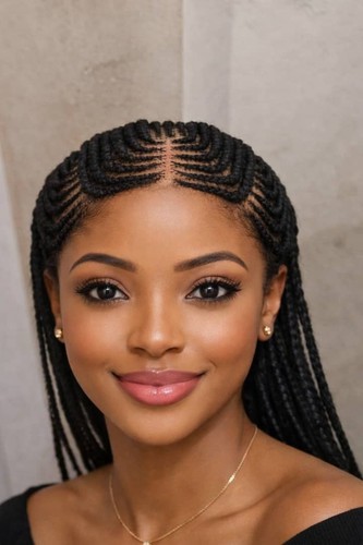 Long braid glueless - long, black#