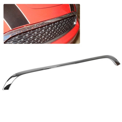 Chrome grille hood molding - hood,