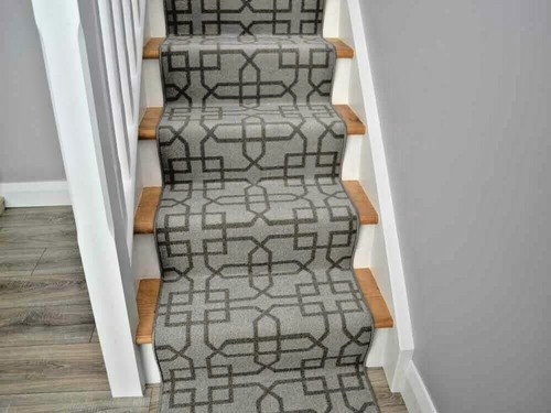 Long rugs for stairs grey - long,