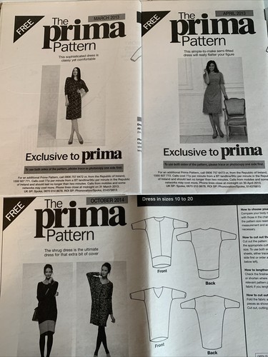 Prima sewing patterns - prima, free