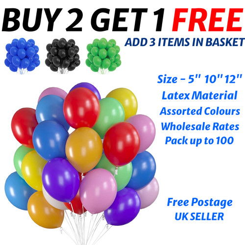 100 latex plain baloon - latex,