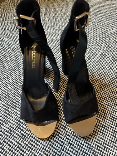 Boohoo black heels ankle - boohoo,