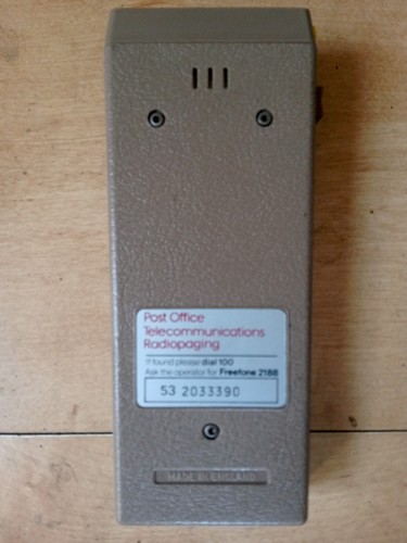 Pager c1979 post - pager, no.2c