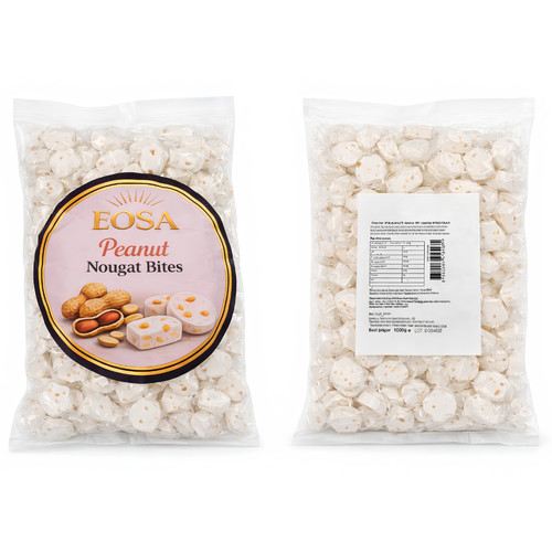 Peanut nougat bites 1kg - nougat,
