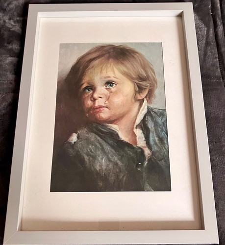 Iconic crying boy picture - iconic,