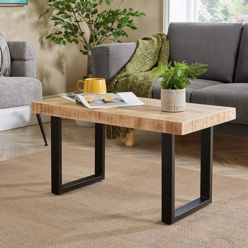 Rectangular mango wood table - rectangular,