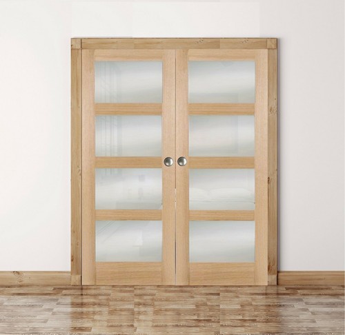 Internal rebated door pair