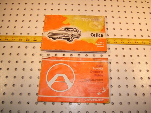 1983 toyota celica owner - 1983, owner's