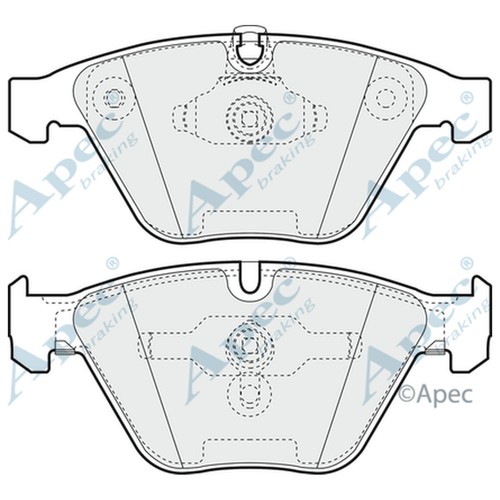 Brake pads set - pads, bmw