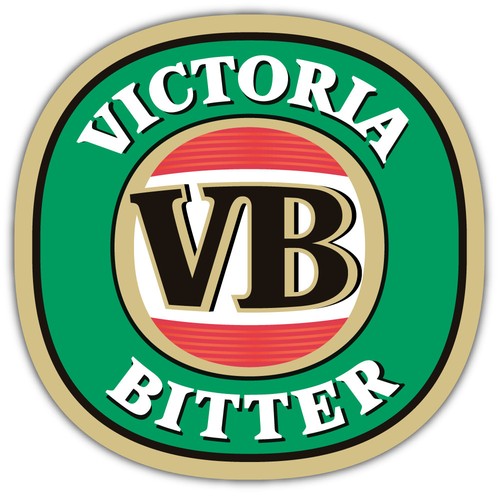 Victoria bitter logo sticker - victoria,
