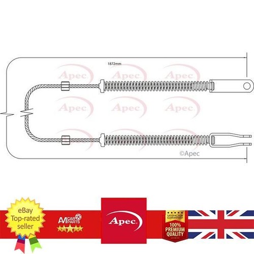 Hand brake cable for - cable, austin