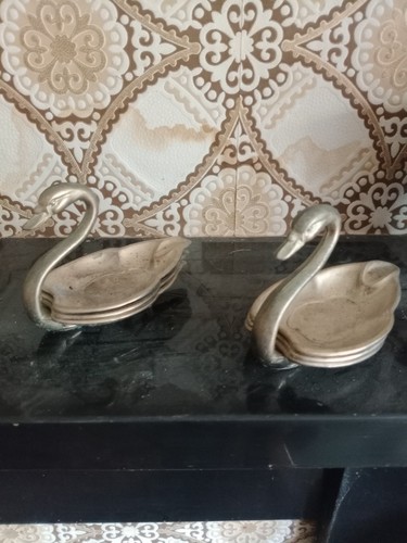 Three silver plated seba - silver,