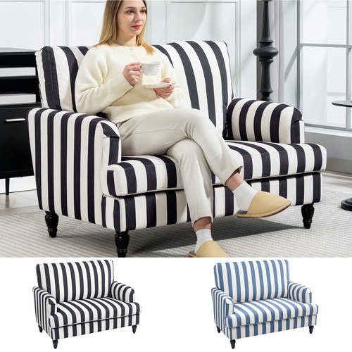 Upholstered armchair with - upholstered,