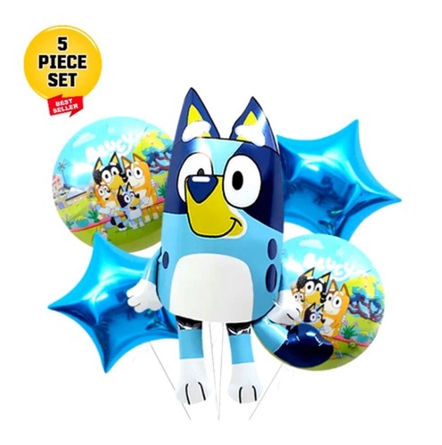 Bluey balloons birthday kids - balloons,