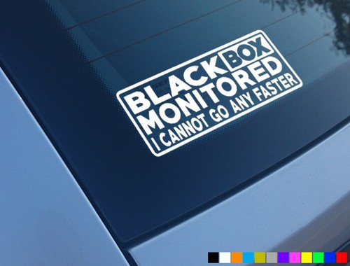 Black box monitored funny - black, car