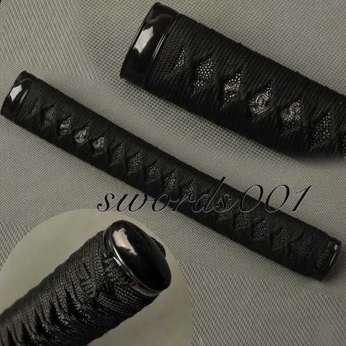 Black synthetic silk ito - synthetic, real