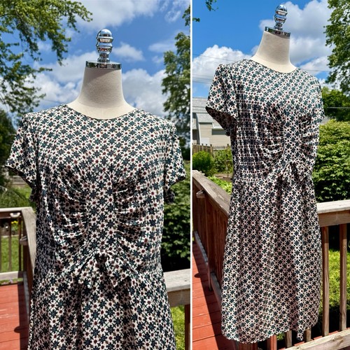 Vintage 50s novelty floral - vintage,