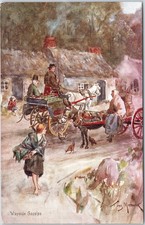 Vintage postcard wayside - vintage,