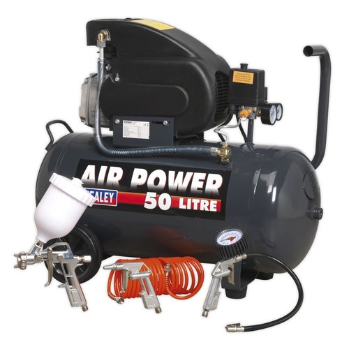 Sealey 50l direct drive air - direct,