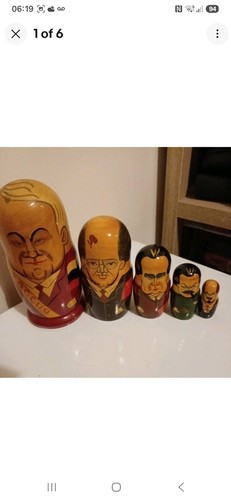 Vintage russian dolls - russian,