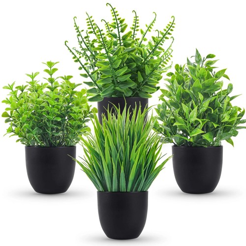 Set artificial plants in - of, 4