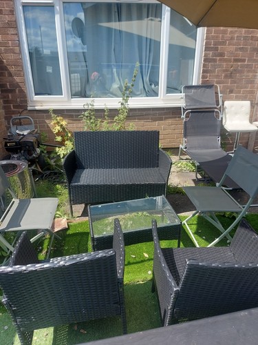 Garden furniture set - , with