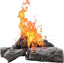 4 Piece Set Large Ceramic Fire
