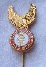 old LINCOLN CITY F.C. Stick Pin BADGE Red Imps