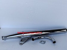 Yamaha RX100 RXG Silencer Exhaust Pipe & Nut Ring + Bend Pipe Muffler Assy