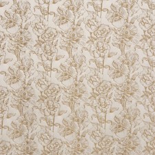 Bouquet Copper Floral Fabric