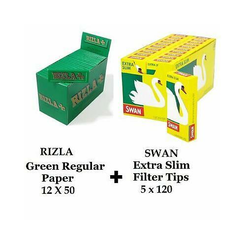 600 rizla green rolling - green, papers