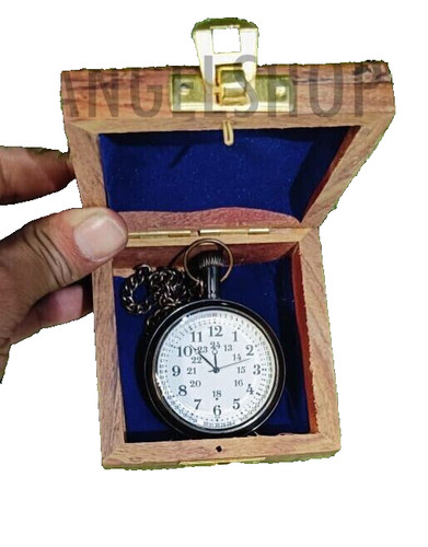 Elgin vintage brass pocket - vintage,