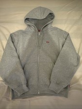 Supreme Men's Hoodie Size Medium Grey Brand New Without Tags small Box Logo.