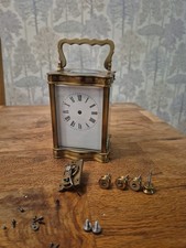 Antique 5 Glass Brass Carriage