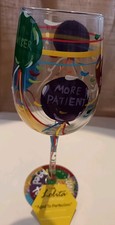 Lolita Hand Painted Birthday Wine Glass "Aged To Perfection" In Box
