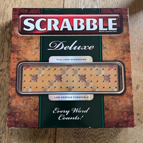 Mattel scrabble deluxe low - deluxe,