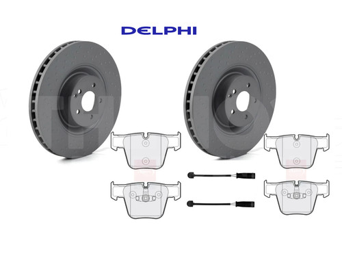 Front brake discs - brake, pads